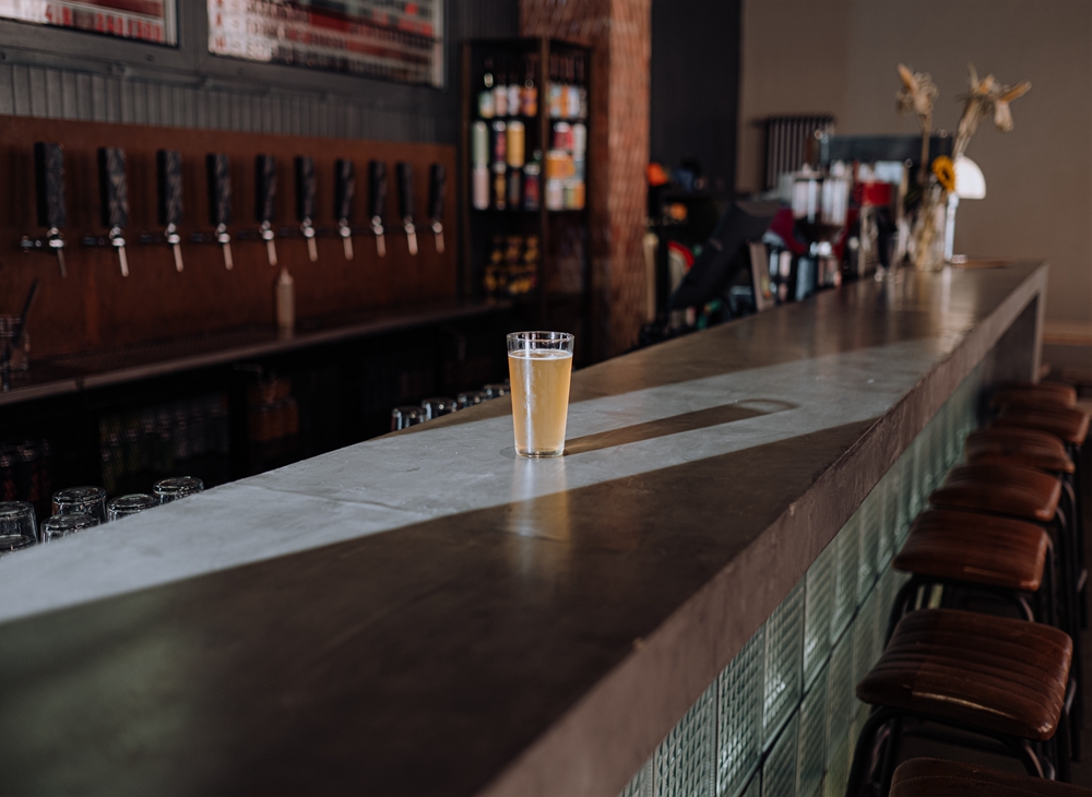 The pressure control for conical beer fermenter